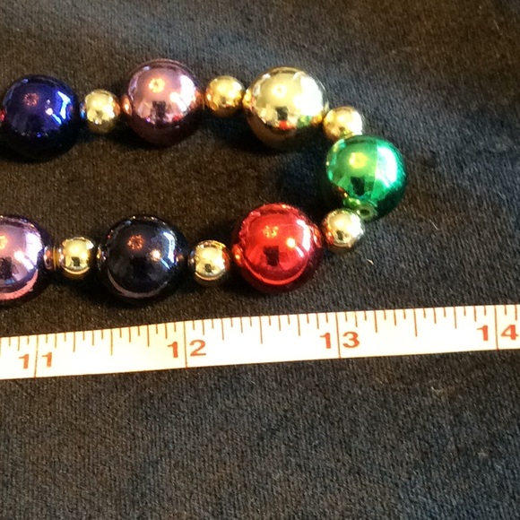 Colorful Christmas Necklace & Bell & Ornament ER’s - Picture 2 of 4